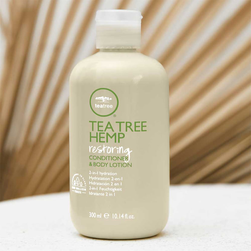 Tea Tree Hemp Restoring Conditioner and Body Lotion 300ml