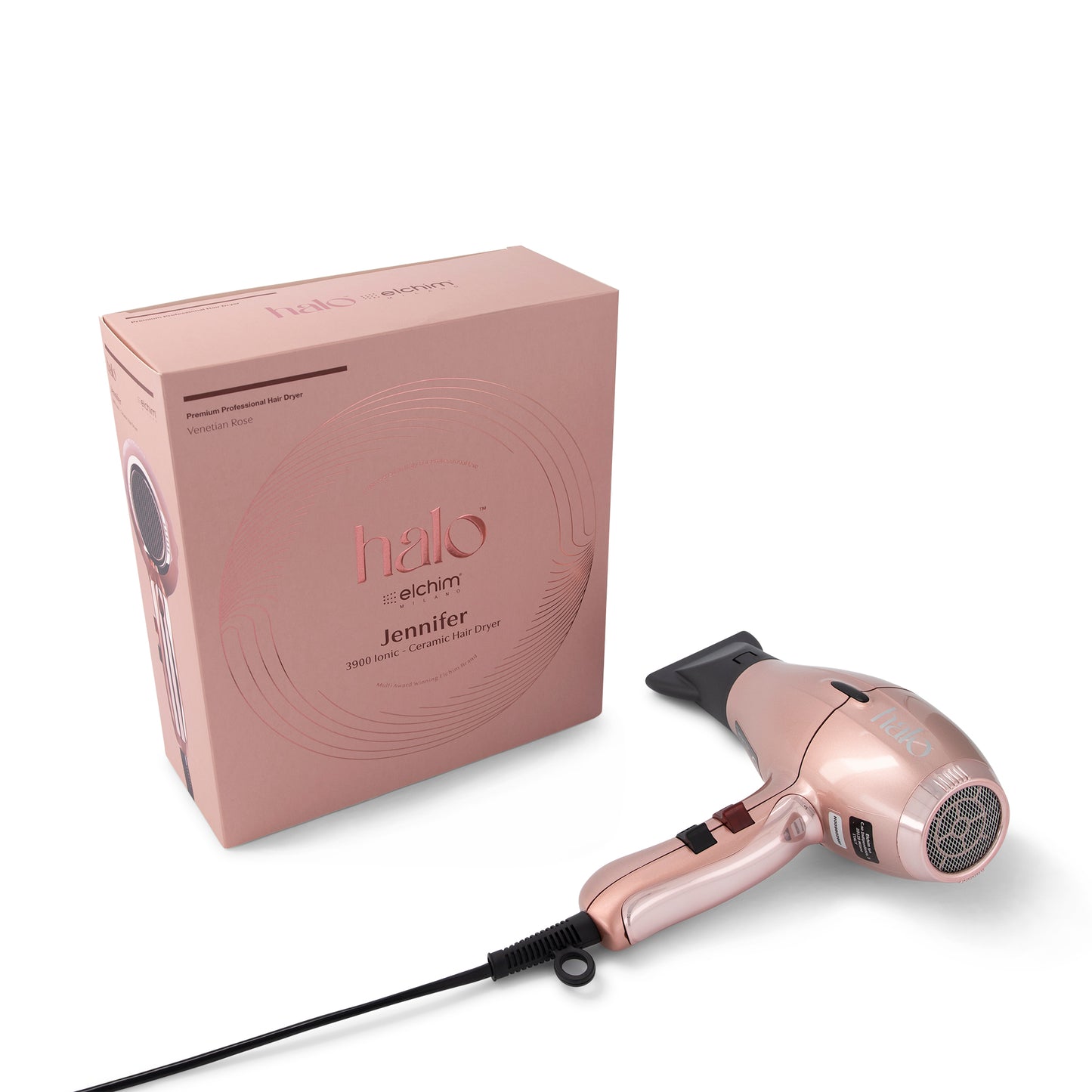 by Elchim Jennifer 3900 Ionic-Ceramic Hair Dryer - Venetian Rose