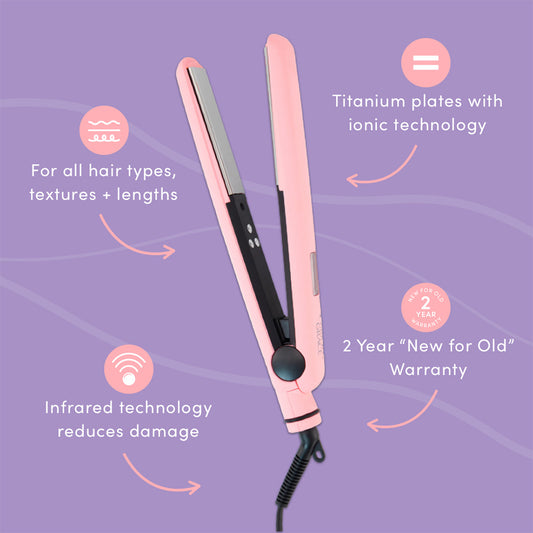 Titanium Hair Straightener - Jet Black