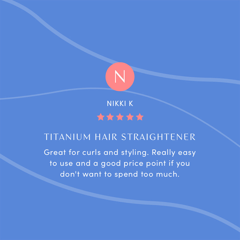 Titanium Hair Straightener - Pink Punch
