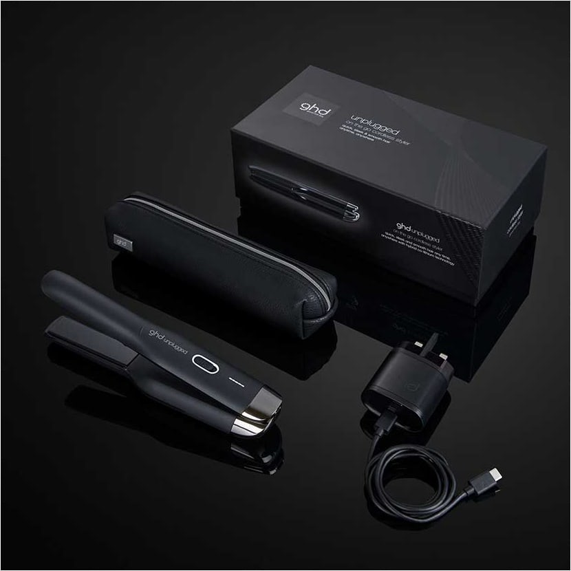 Unplugged Cordless Hair Straightener In Matte Black