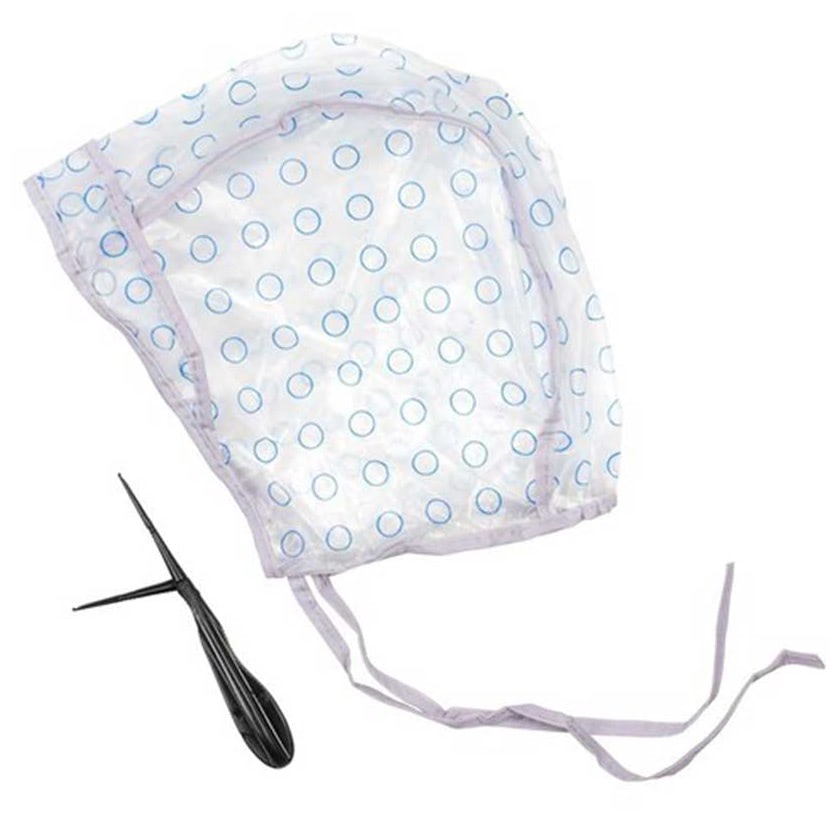 Disposable Streaking Cap & Hook 16Pc