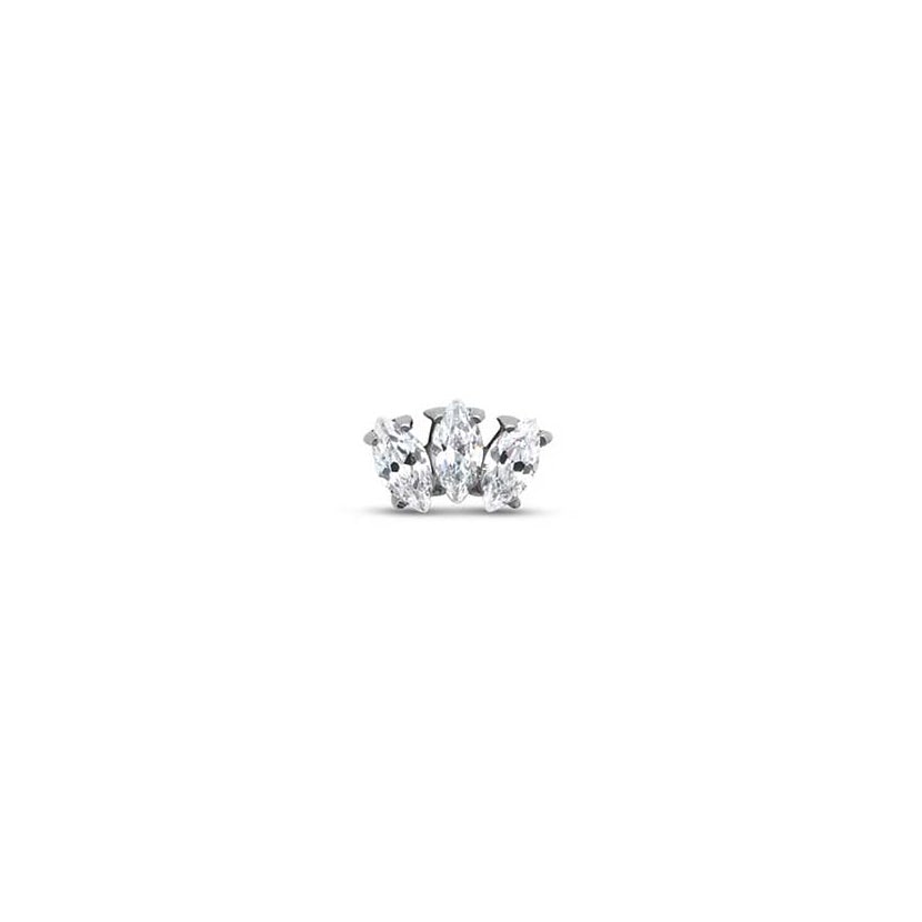 Titanium Marquise Earring - 8mm Labret