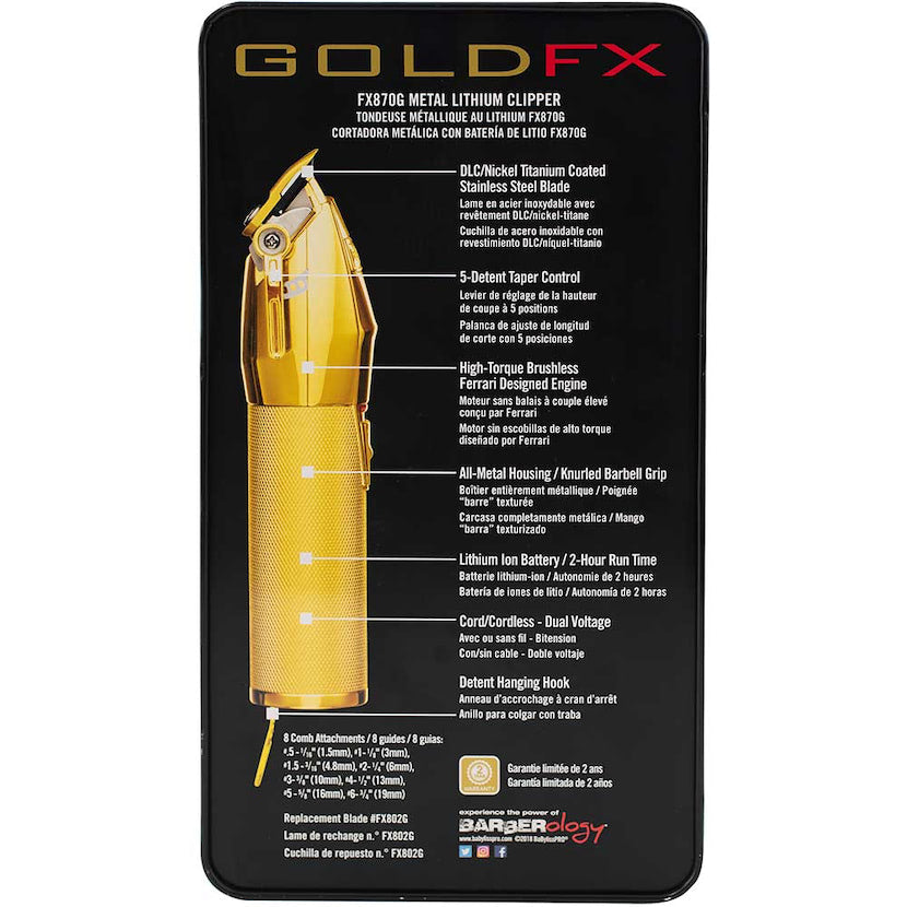 Gold Lithium Clipper