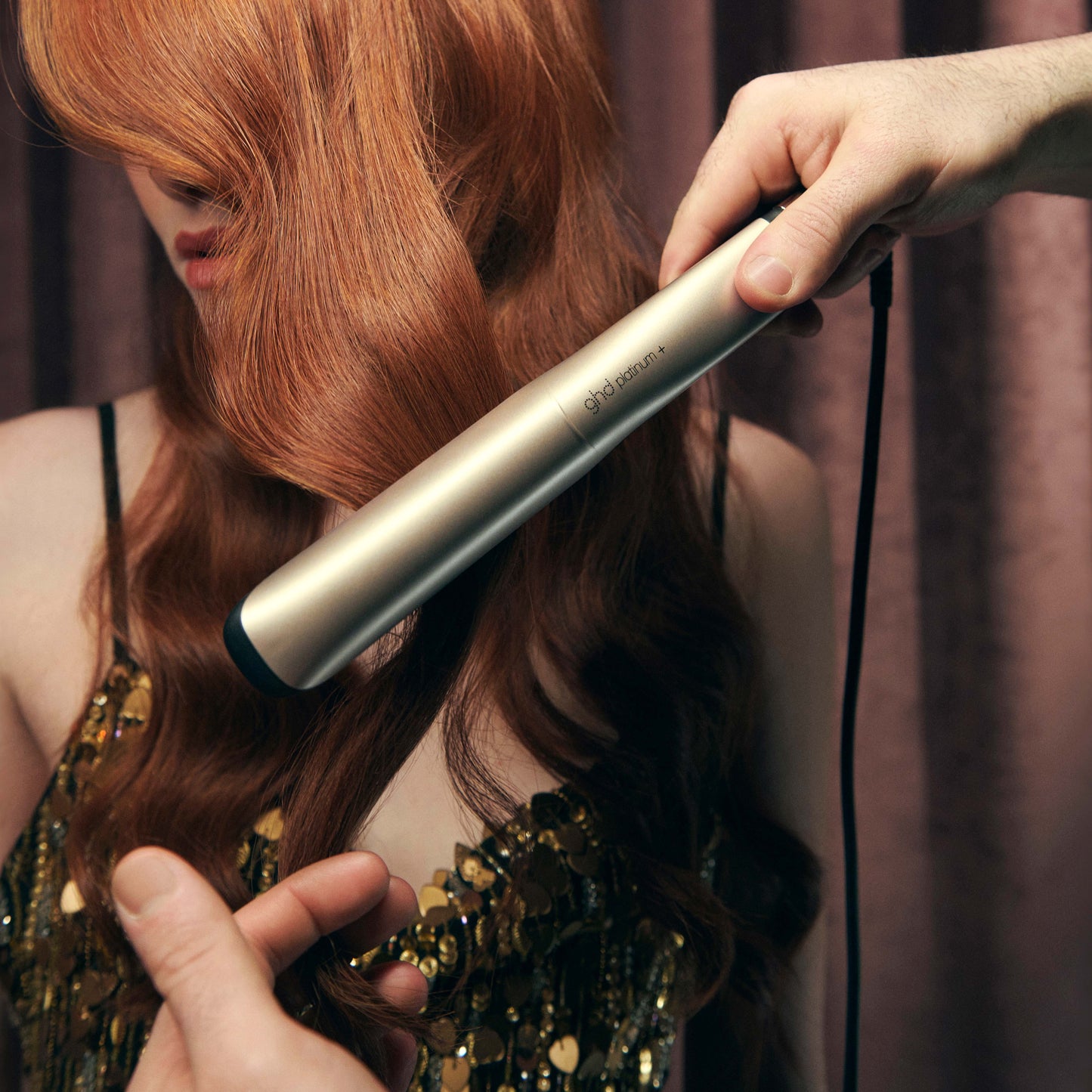 Deluxe Gift Set Platinum+ Straightener & Helios Dryer in Champagne Gold