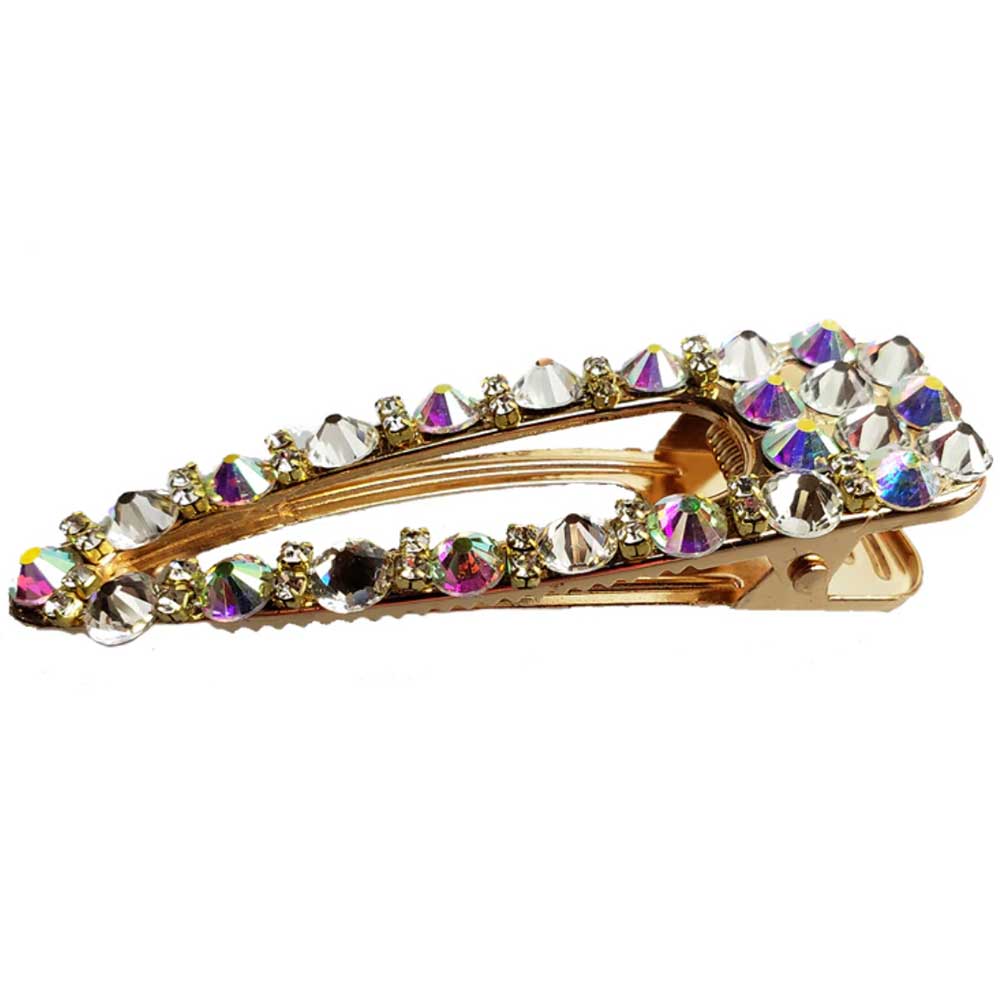 Dazzle - Metal Hair Clip - A/B Crystal