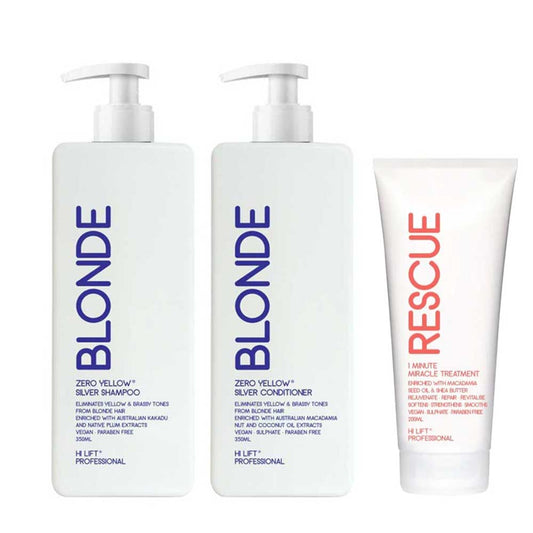 Blonde Duo with Hi Lift Rescue Tube Miracle Treatment 200ml
