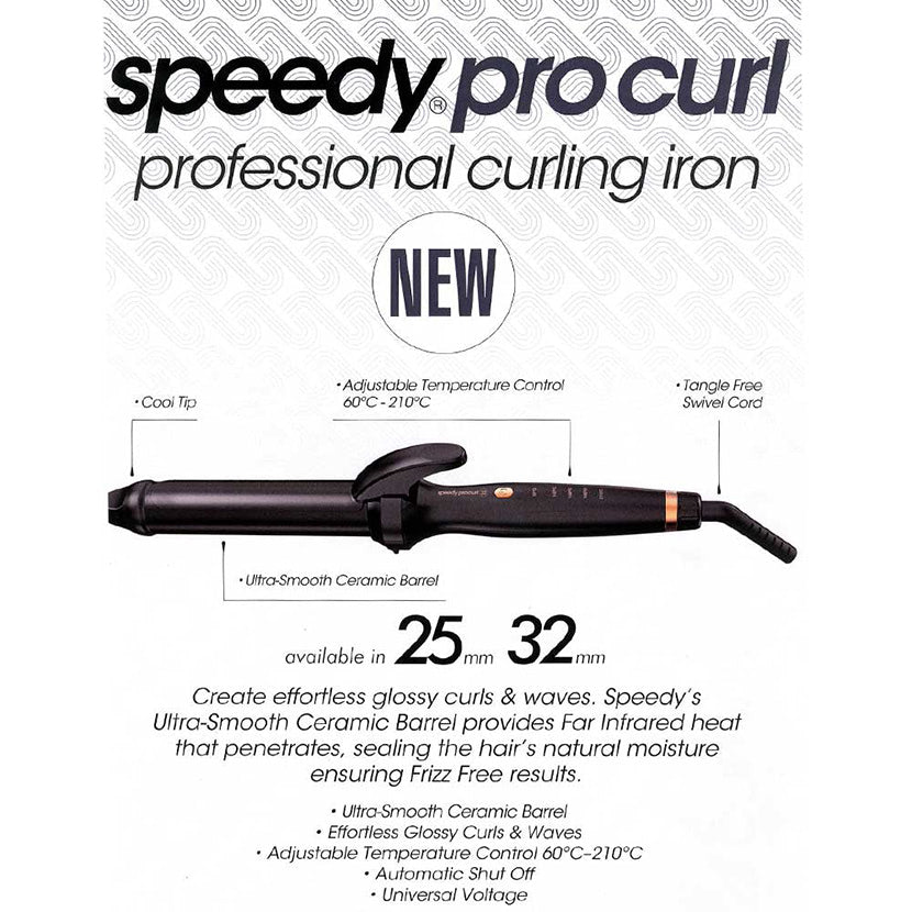 Procurl Curling Tong With Bonus Hi Lift Bounce Tube Curl Creme