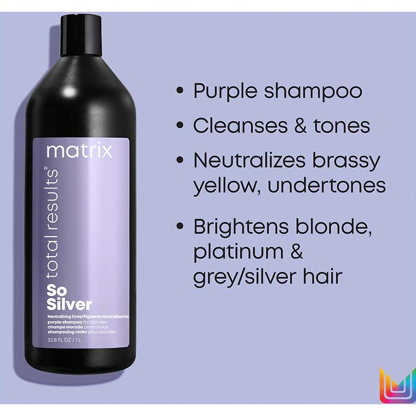 Total Results Color Obsessed Silver Shampoo 1L
