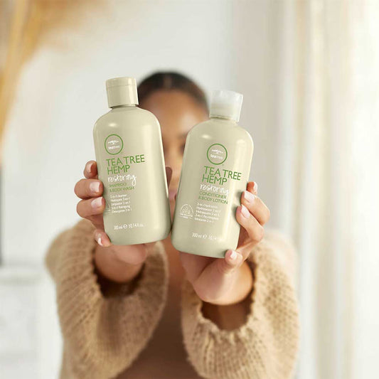 Tea Tree Hemp Restoring Conditioner and Body Lotion 300ml
