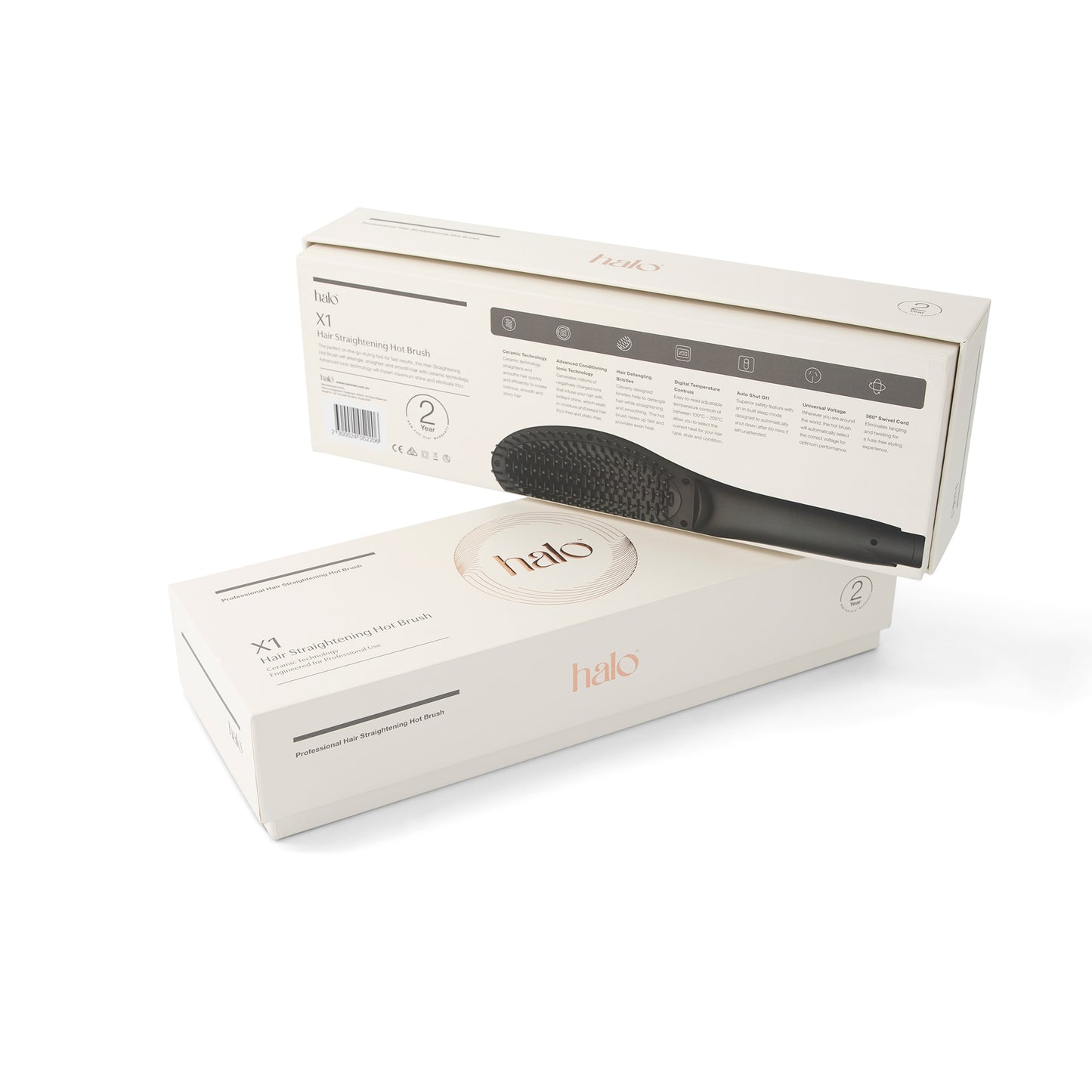 X1 Hair Straightening Hot Brush