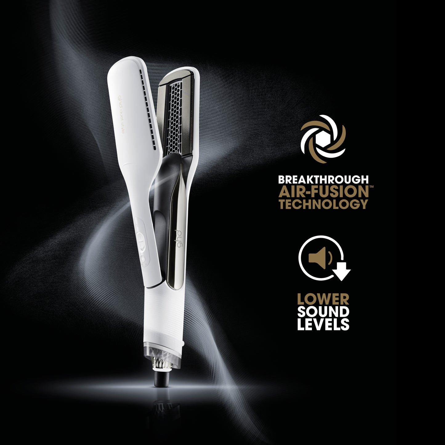Duet Style 2-in-1 Hot Air Styler in White