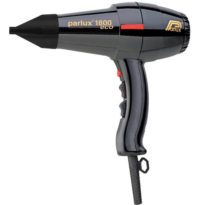 1800 Eco Friendly Ceramic 1280W Hair Dryer - Black