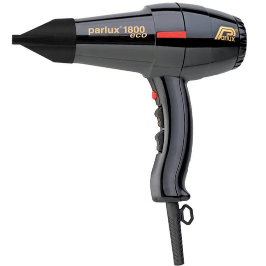 1800 Eco Friendly Ceramic 1280W Hair Dryer - Black