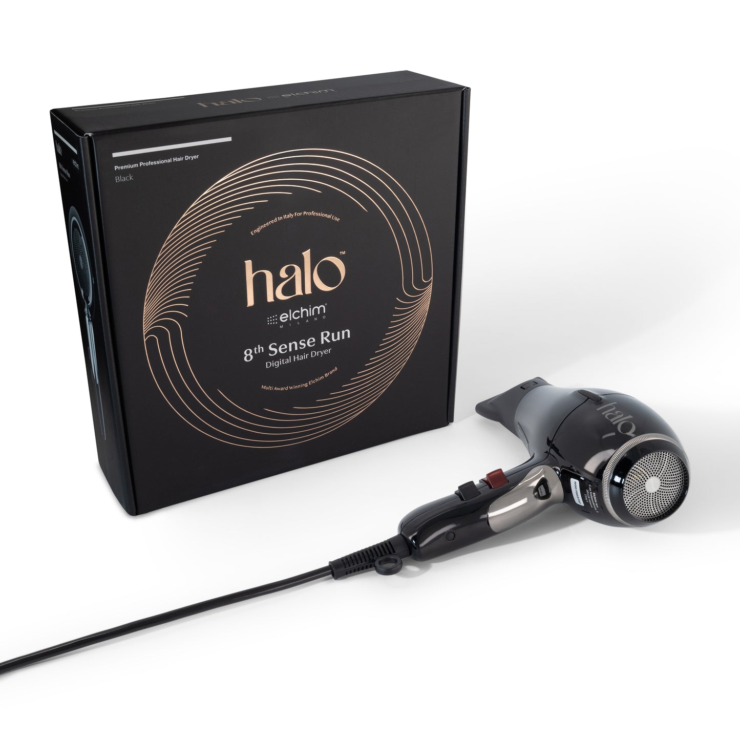 by Elchim 8th Sense Run Digital Hair Dryer - Black