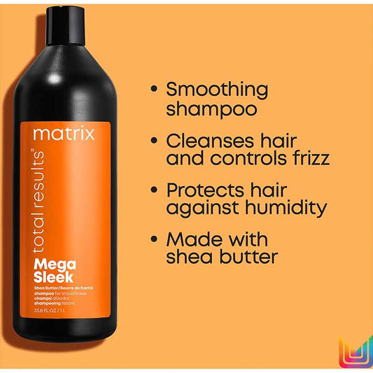 Total Results Mega Sleek Shampoo 1L