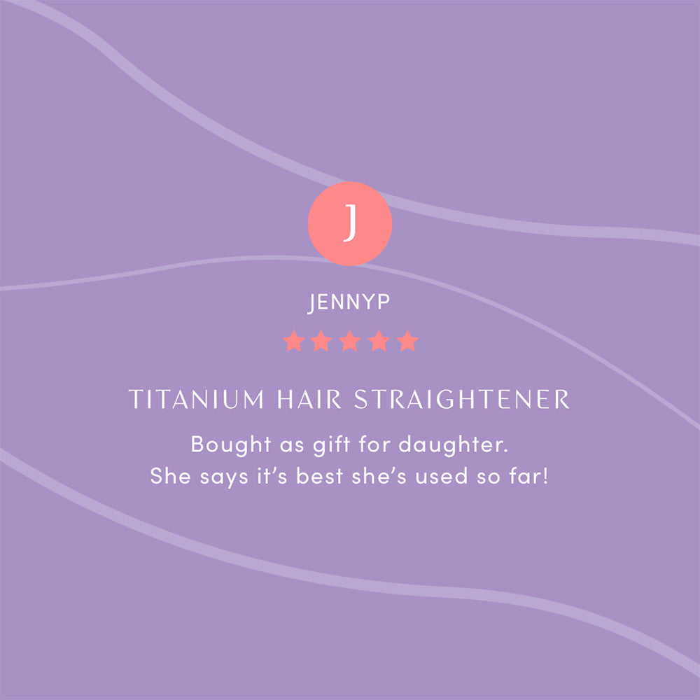 Titanium Hair Straightener - Pink Punch