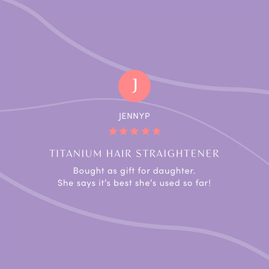 Titanium Hair Straightener - Pink Punch