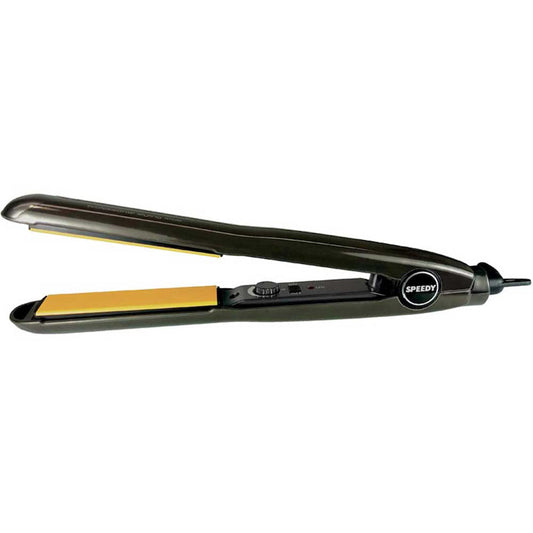 Speedy Straightening Iron Black with Bonus Hi Lift detangle spray Leave In Conditioner