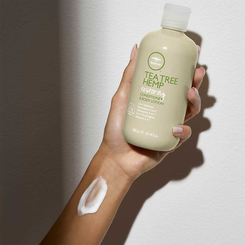 Tea Tree Hemp Restoring Conditioner and Body Lotion 300ml