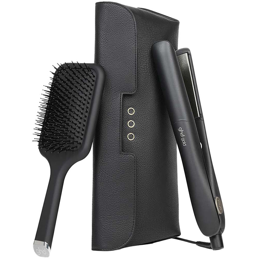 Gold Hair Straightener Gift Set