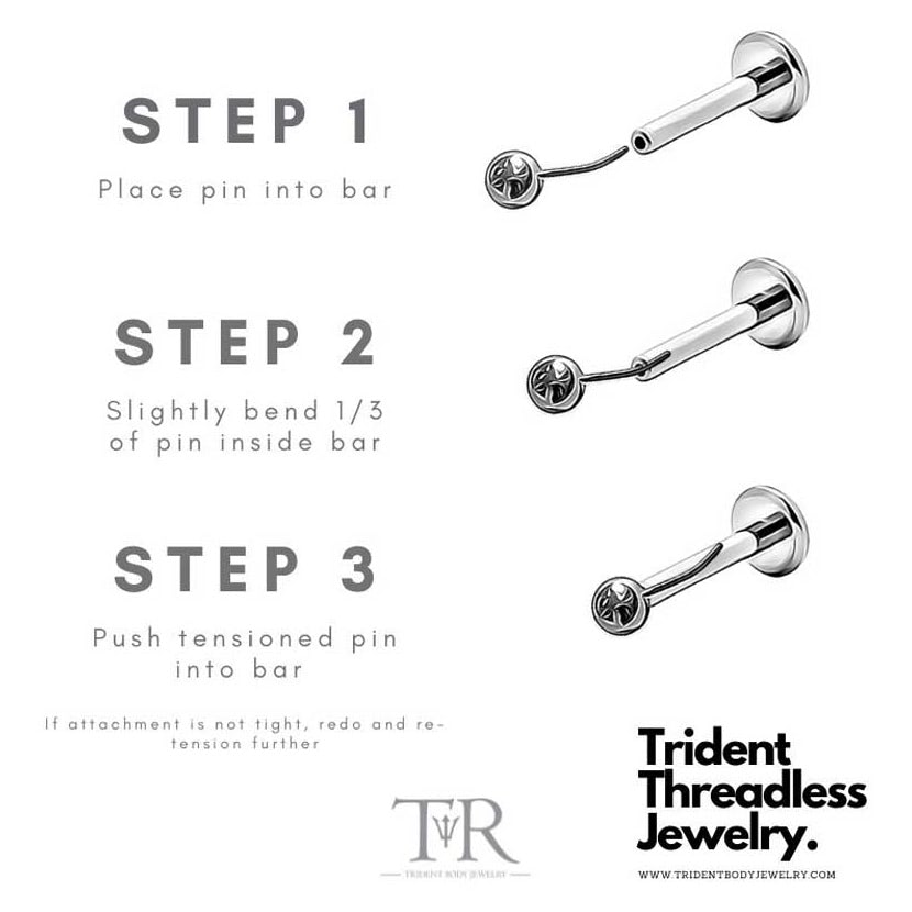 14Kt Gold Disk 1.2 Earring - 6mm Labret