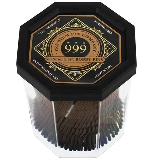 Bobby Pins 250g Tub 2.75" - Brown