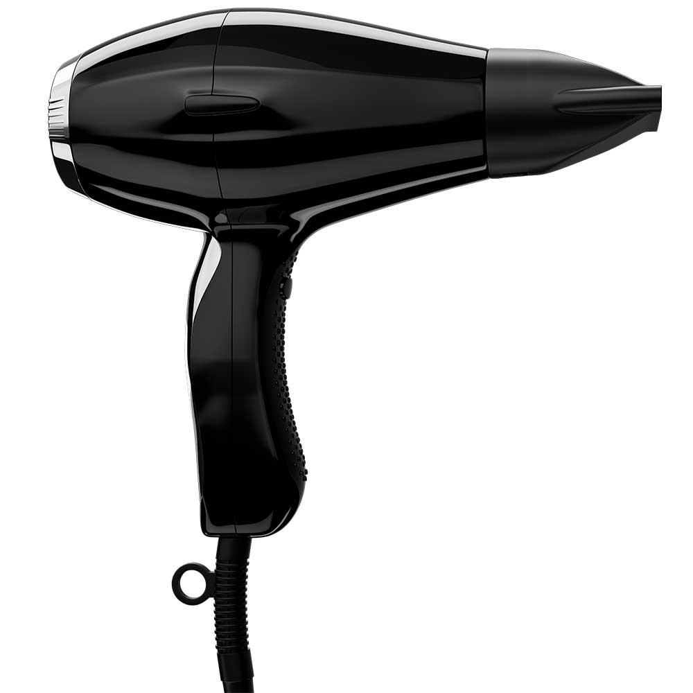 by Elchim Jennifer 3900 Ionic-Ceramic Hair Dryer - Black & Silver
