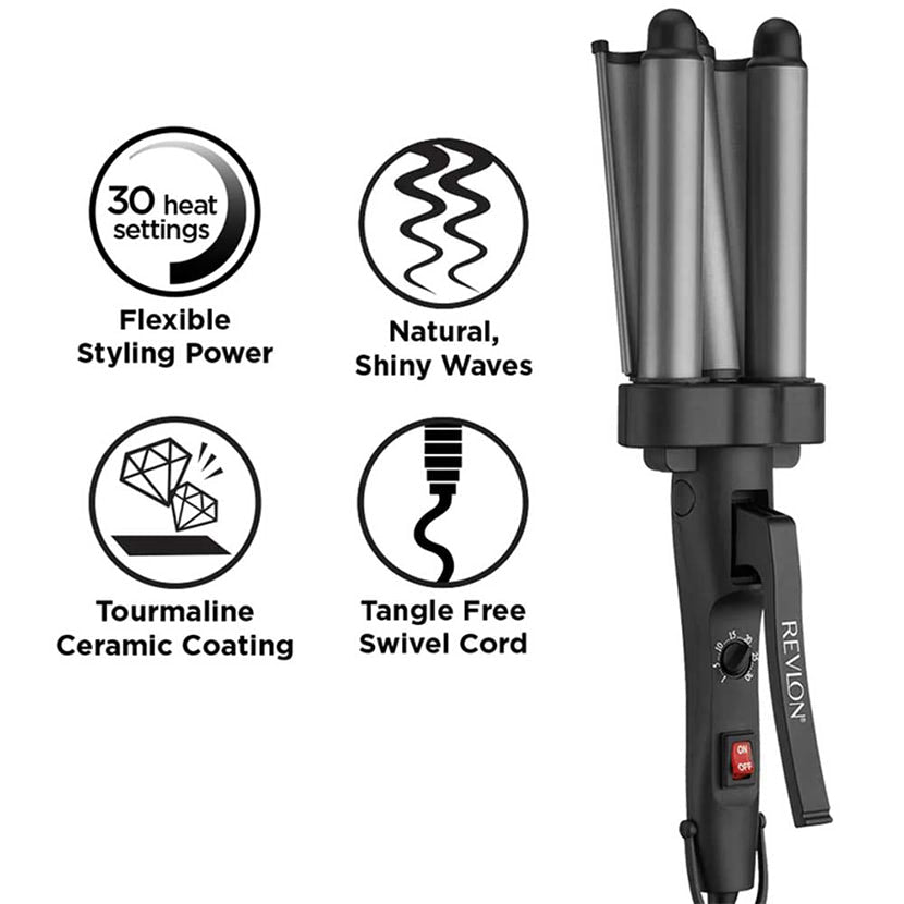 3 Barrel Jumbo Hair Waver