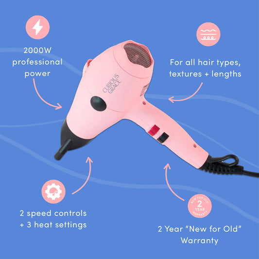 Ionic Hair Dryer - Jet Black