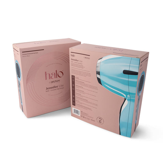 by Elchim Jennifer Lite Ionic-Ceramic Hair Dryer - Retro Blue