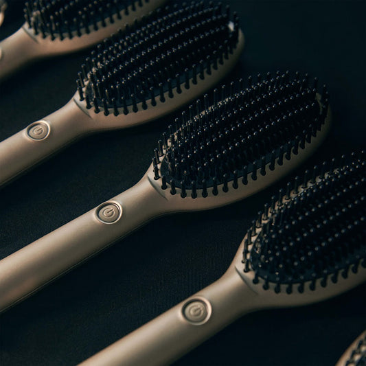 Grand-Luxe Glide Hot Brush in Champagne Gold