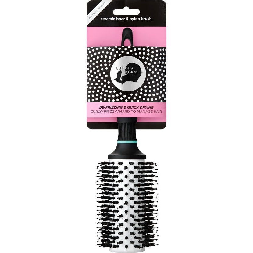 Boar Nylon Ceramic Round Brush XL