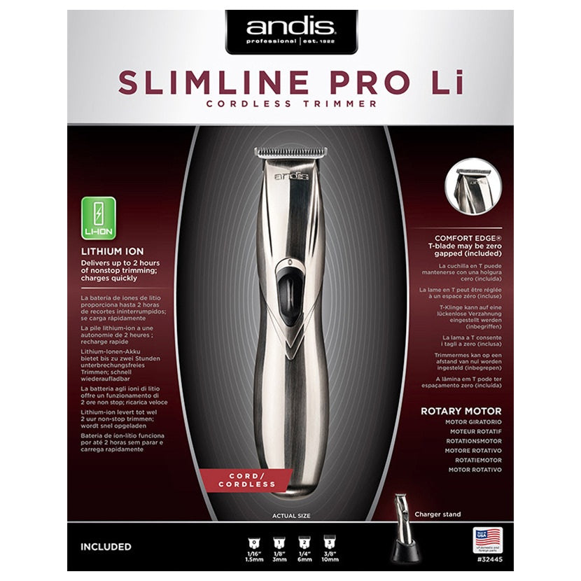 Slimline Pro Li Cordless Trimmer (Silver)
