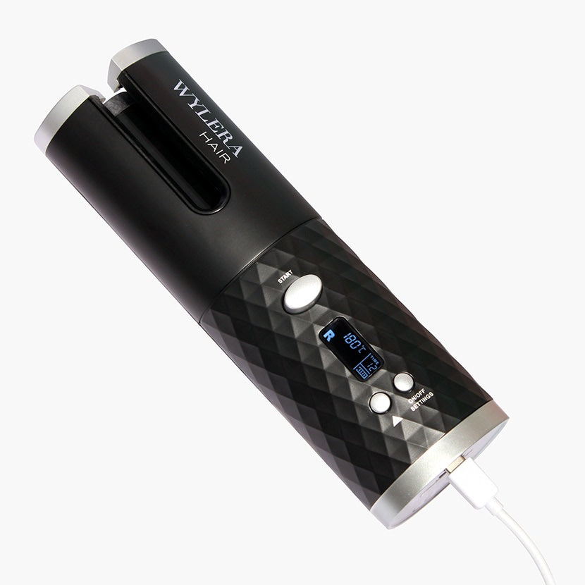 Cordless Automatic Dreamwave Hair Curler - Black Onyx