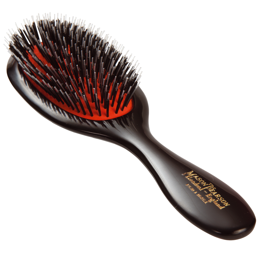 Handy Brush Pure Bristle & Nylon Mix Black
