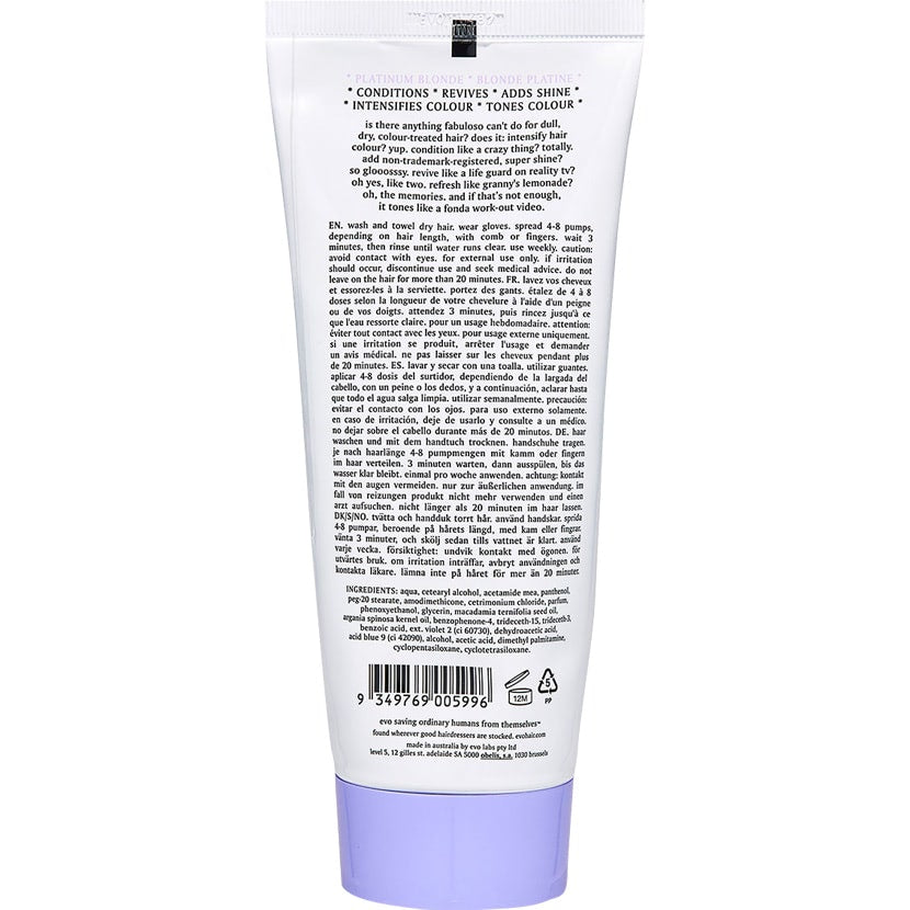 Fabuloso Platinum Blonde Colour Boosting Treatment 220ml