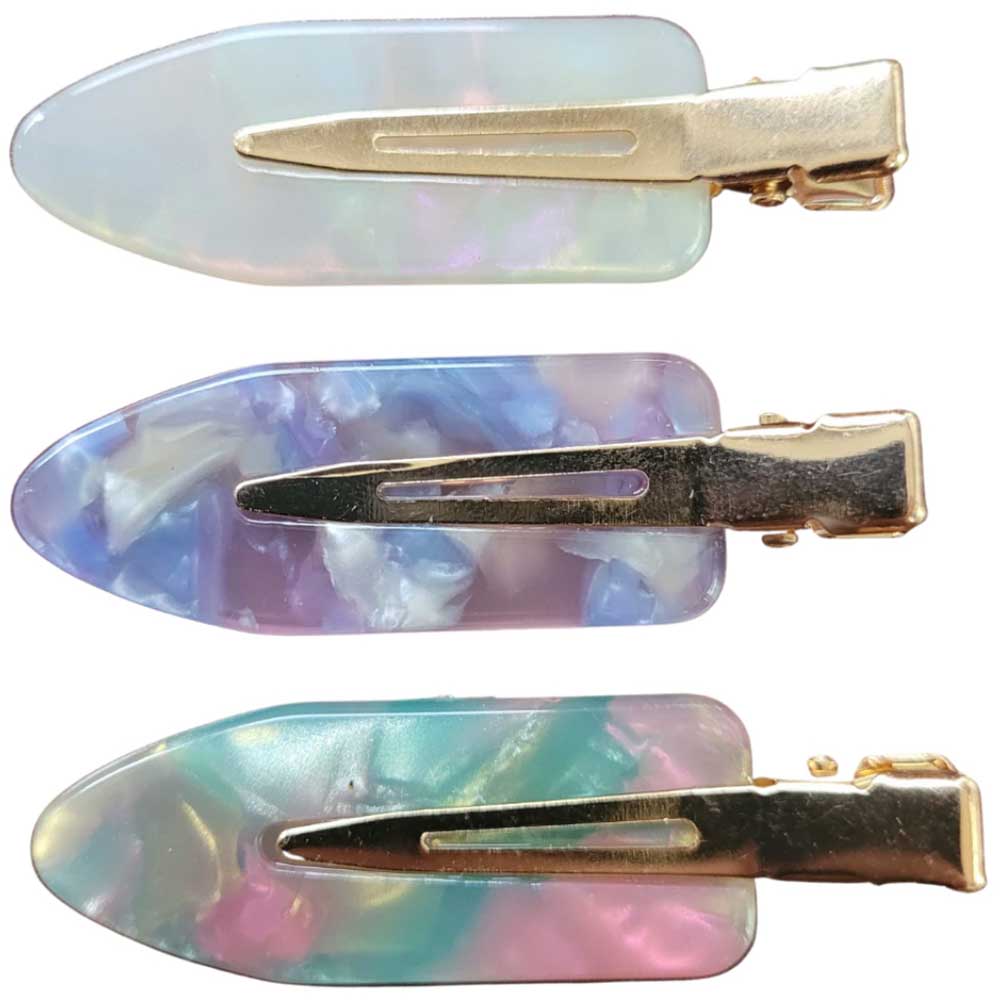 Creaseless Hair Styling Clips - 3pk - Watercolor Dreaming