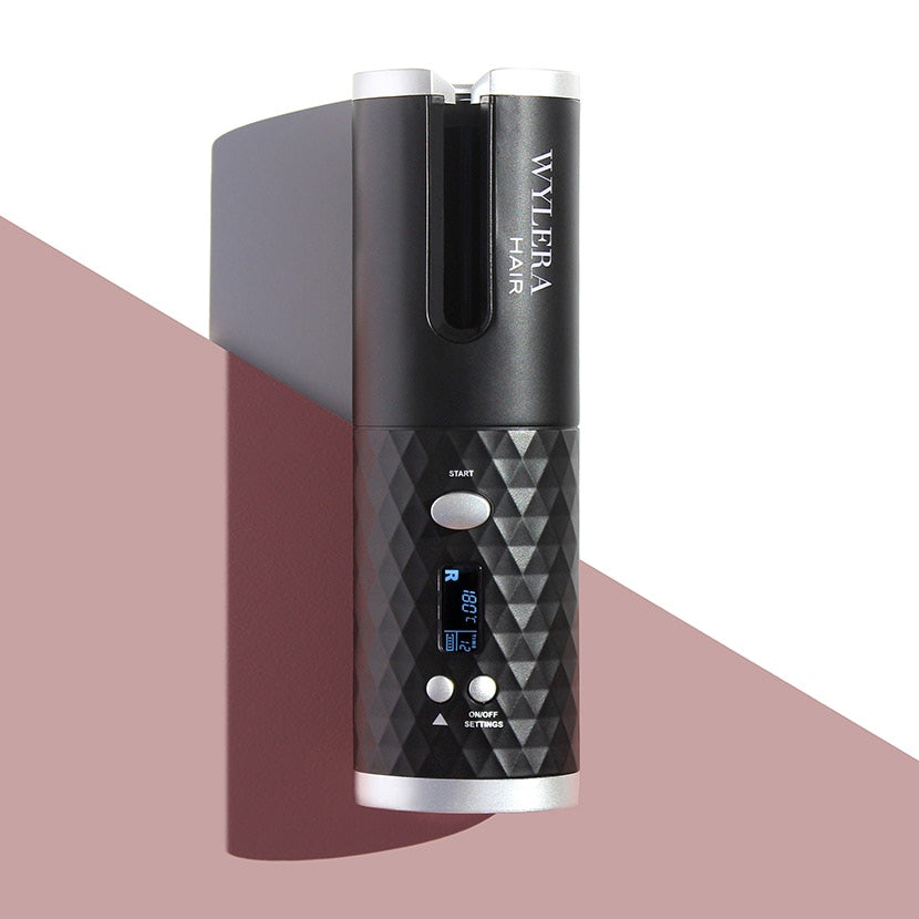 Cordless Automatic Dreamwave Hair Curler - Black Onyx