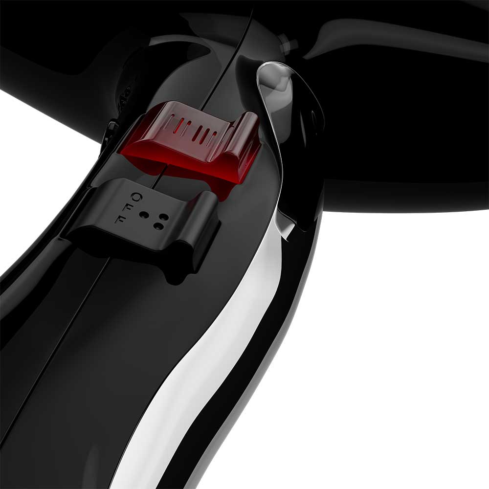 by Elchim Jennifer 3900 Ionic-Ceramic Hair Dryer - Black & Silver