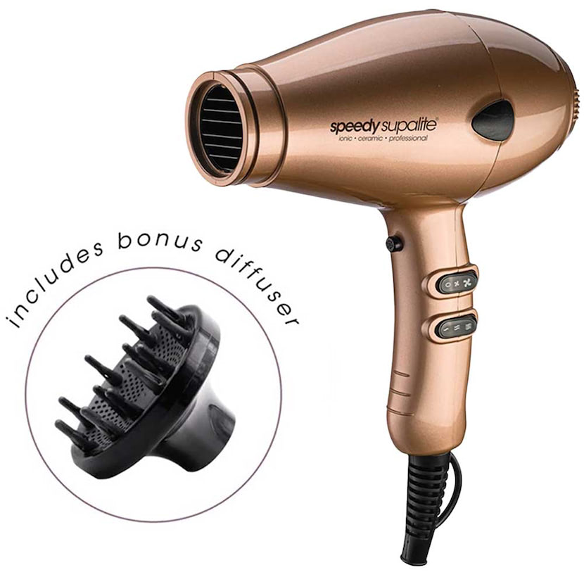 Supalite Ceramic Gold Dryer & Brush Pack