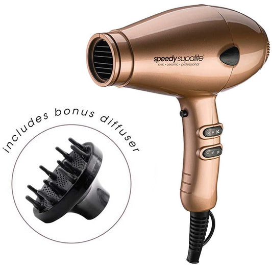 Supalite Ceramic Gold Dryer & Brush Pack