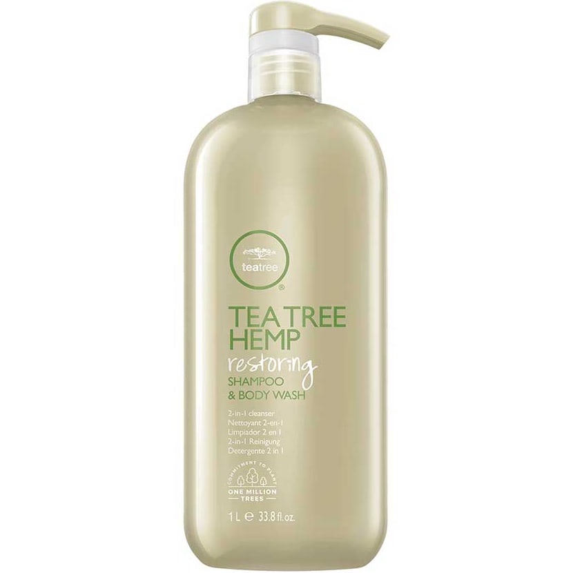 Tea Tree Hemp Restoring Shampoo and Body Wash 1L