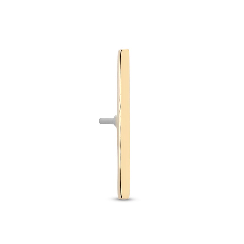 14Kt Gold Bar Earring - 8mm Labret