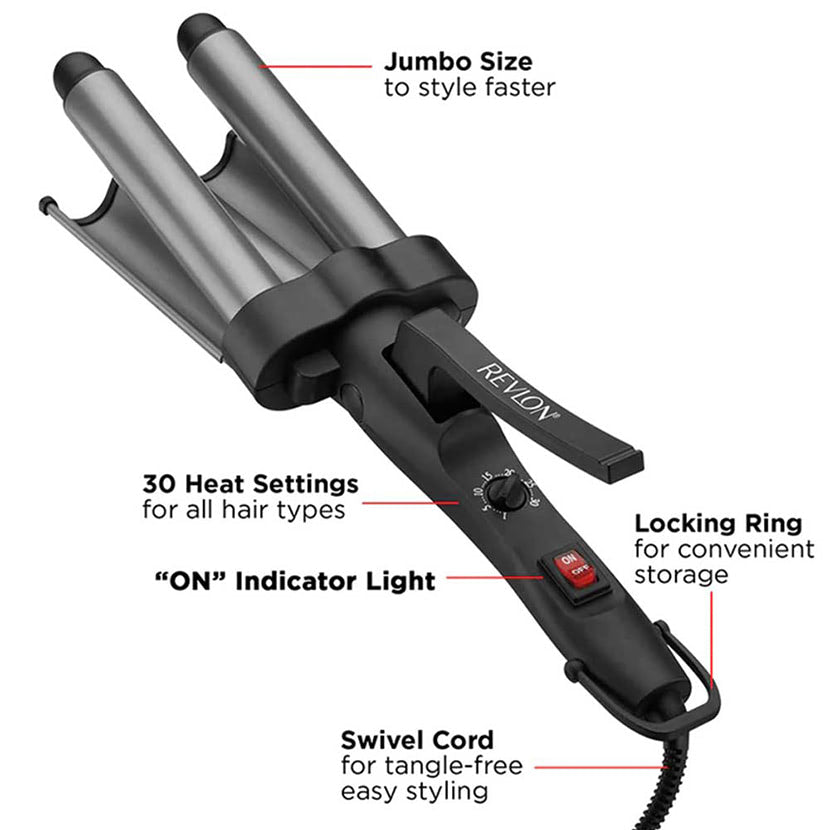 3 Barrel Jumbo Hair Waver