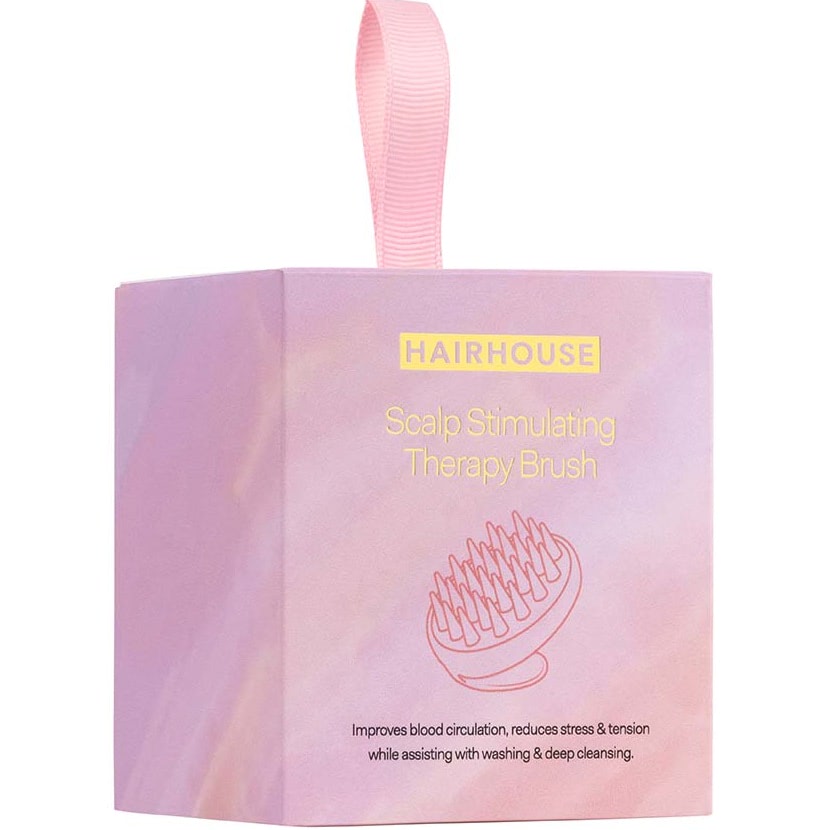 Scalp Stimulating Therapy Brush - Pink