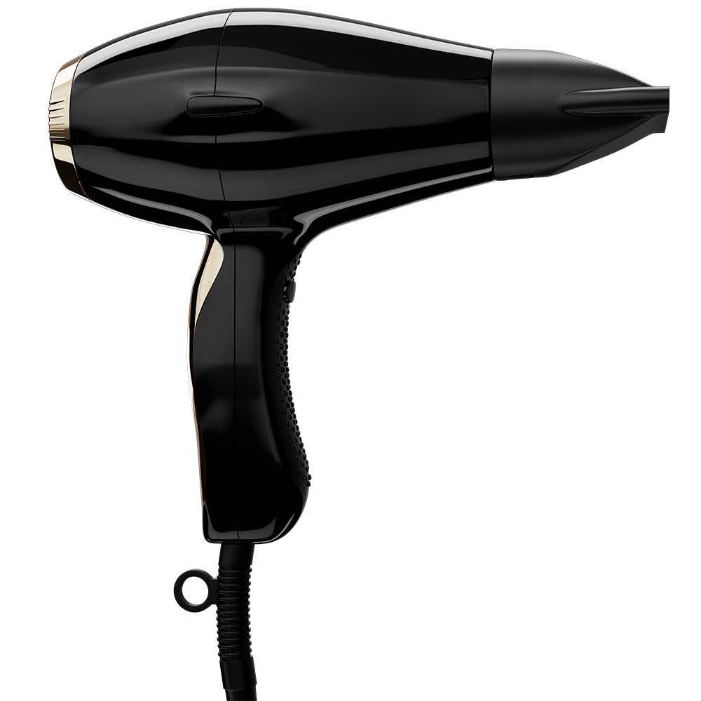 by Elchim Jennifer 3900 Ionic-Ceramic Hair Dryer - Black & Gold