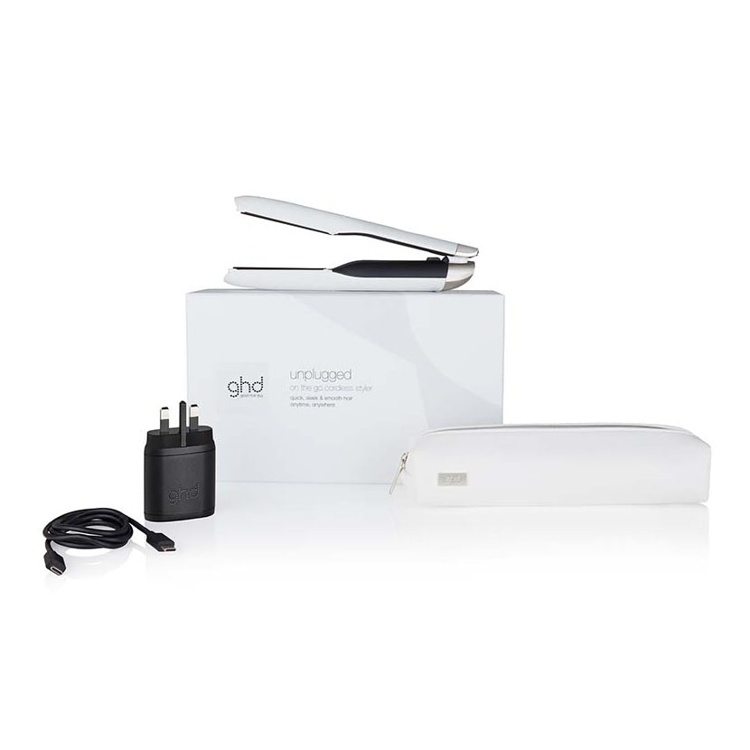 Unplugged Cordless Hair Straightener In Matte White