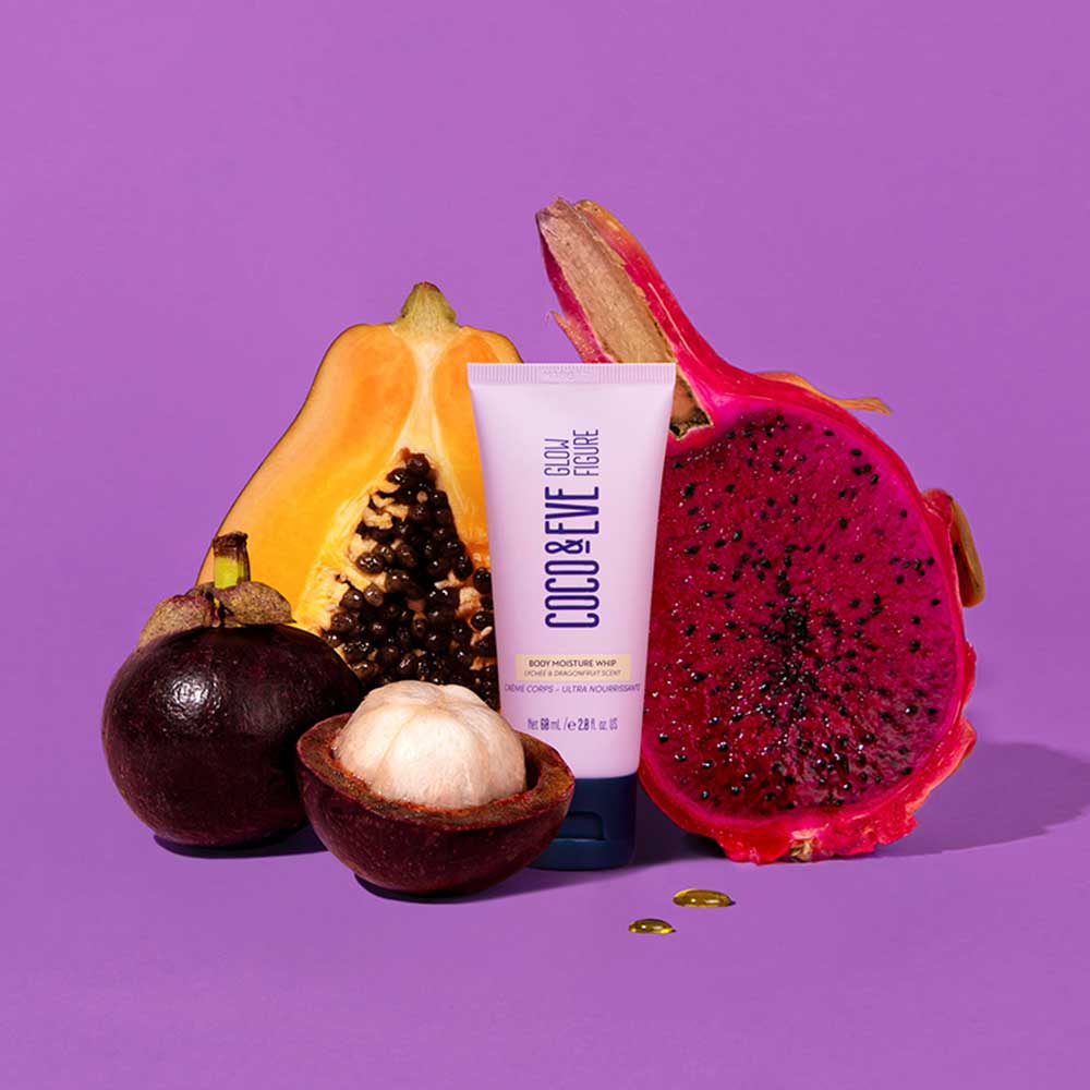 Glow Figure Whipped Body Cream Lychee & Dragon Fruit Scent 60ml