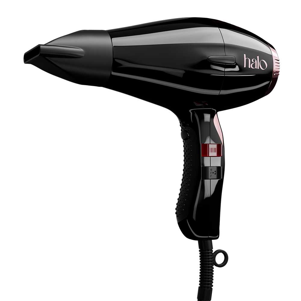 by Elchim Jennifer 3900 Ionic-Ceramic Hair Dryer - Black & Rose Gold